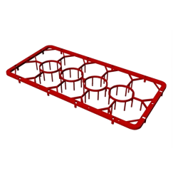 REDFOX Nástavec základní plastový na sklednice 14 pozic 50x50x4 | REDFOX - C 1412