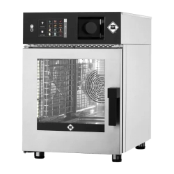 RM GASTRO Konvektomat SLIM elektrický 6x GN 1/1 automatické mytí bojler dotykový ovládací panel 7" 400 V levé dveře | RM - MSTBB 0611 EL