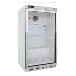 REDFOX Skříň chladicí 130 l, prosklené dveře, bílá | REDFOX - DR 200 G