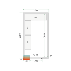 TEFCOLD CR 150x270x220