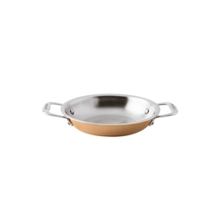 PÁNEV MĚDĚNÁ PAELLA - 2 DRŽADLA, průměr 16 cm