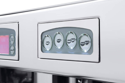 KÁVOVAR FORMA SAE/3 DSP TŘÍPÁKOVÝ - ELEKTRONICKÉ OVLÁDÁNÍ A DISPLEJ - NEREZ/ČERNÁ