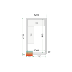 Tefcold CR 120x210x220
