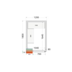 Tefcold CR 120x180x220