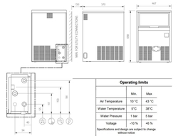 VÝROBNÍK KUŽELOVÉHO PLNÉHO LEDU SCH 40 W, 42 kg