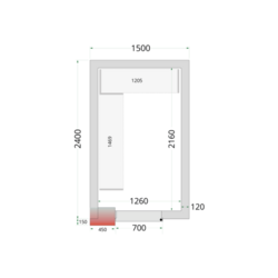 TEFCOLD CR 150x240x220