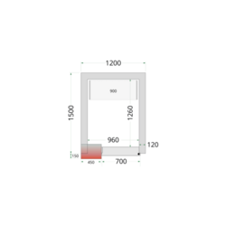 Tefcold CR 120x150x220