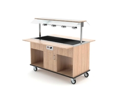 SALÁTOVÝ BAR STŘEDOVÝ VYHŘÍVANÝ HEKO 4 BM/INFRA - 4x GN 1/1
