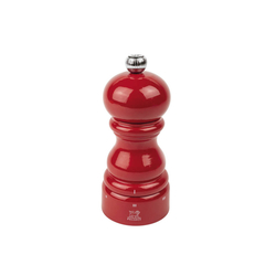 MLÝNEK NA PEPŘ, zn. PEUGEOT - PARIS, výška 12 cm, bukové dřevo, červená