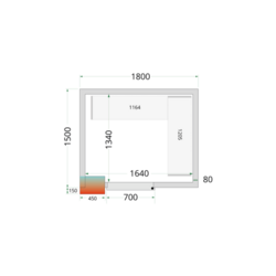 Tefcold CR 180x150x220