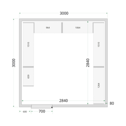 TEFCOLD CR 300x300x220