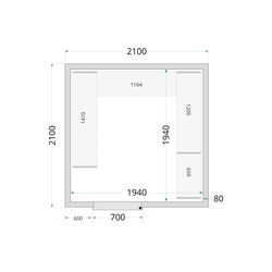 TEFCOLD CR 210x210x220