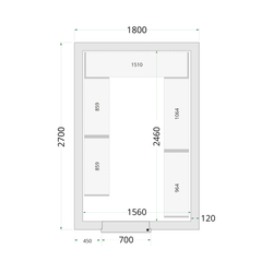 TEFCOLD CR 180x270x220