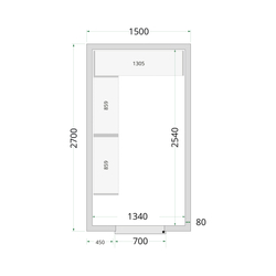 TEFCOLD CR 150x270x220