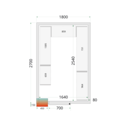 TEFCOLD CR 180x270x220