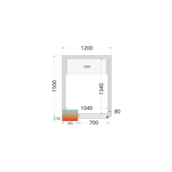 Tefcold CR 120x150x220