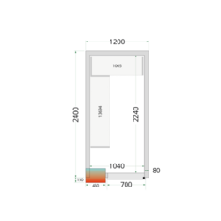 TEFCOLD CR 120x240x220