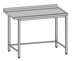 Nerezový výstupní stůl k myčce - kopie,  délka 900 mm