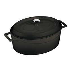 KASTROLY OVÁLNÉ S POKLICÍ - PRŮMĚR 25 - 29 CM