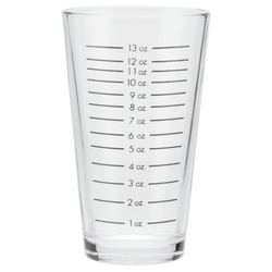 SKLENIČKA NA MÍCHÁNÍ DRINKŮ, S MĚRKOU