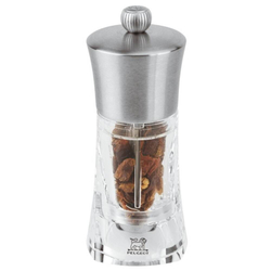 MLÝNEK NA CHILI zn. PEUGEOT - OUESSANT, výška 14 cm, akrylát + nerezová ocel