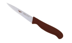 NŮŽ KRÁJECÍ, délka 11 cm, rukojeť hnědá