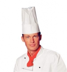 Čepice kuchařská vysoká 23 cm