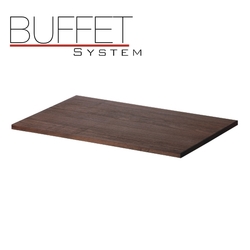 Buffet system - náhradní plná deska tmavá