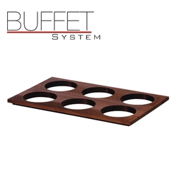 Buffet system - nástavec k modulu 6 tmavý