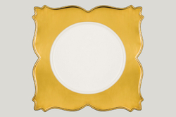 RAK Golden talíř čtvercový – King Golden 34 cm | RAK-KQSP34
