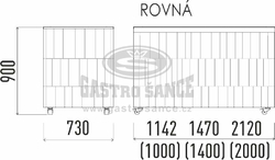 Neutrální pracovní modul rovný 1000 NE