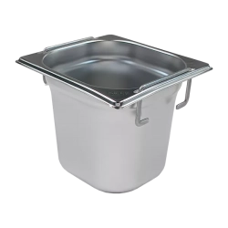 REDFOX Gastronádoba GN 1/6 - 150 ucha zasouvací nerezová | REDFOX - GN 1/6-150 U
