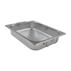 REDFOX Gastronádoba děrovaná GN 1/2 - 65 ucha zasouvací nerezová | REDFOX - GND 1/2-65 U