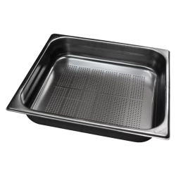 REDFOX Gastronádoba děrovaná GN 2/1 - 65 ucha zasouvací nerezová | REDFOX - GND 2/1-65 U