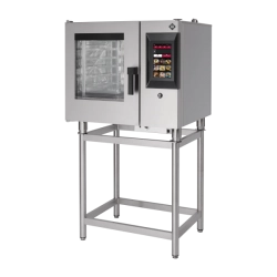 RM GASTRO Konvektomat STEAMBOX plynový 6x GN 1/1 automatické myt bojler levé dveře 10" displej | RM - STMB 0611 GL