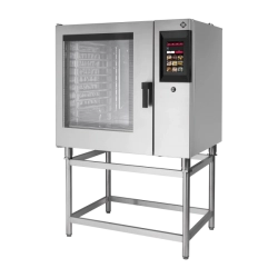 RM GASTRO Konvektomat STEAMBOX plynový 10x GN 2/1 automatické m. bojler levé dveře 10" displej | RM - STMB 1021 GL