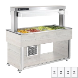 RM GASTRO Bufet chlazený GN 4-1/1 - 200 mm,  Hemlock | RM - TR GREEN+ 4H