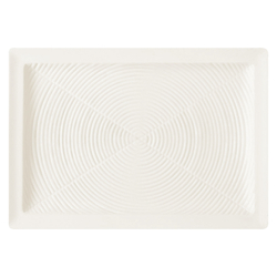 RAK Line-Z talíř mělký, obdélníkový 38 × 21 cm | RAK-LZRP38