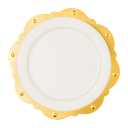 RAK Golden Ultra talíř mělký pr. 33 cm, zlatý | RAK-UGKQSP33