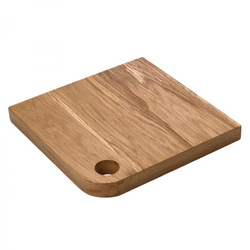 Deska dubová s otvorem 260 × 260 × 25 mm
