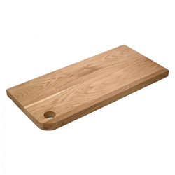 Deska dubová s otvorem 500 × 235 × 30 mm