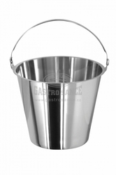 Vědro bez podstavy (Ø310 mm, 12 l) nerez