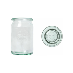 Zavařovací sklenice WECK Mini Zylinder 145 ml s víčkem, set 12 ks